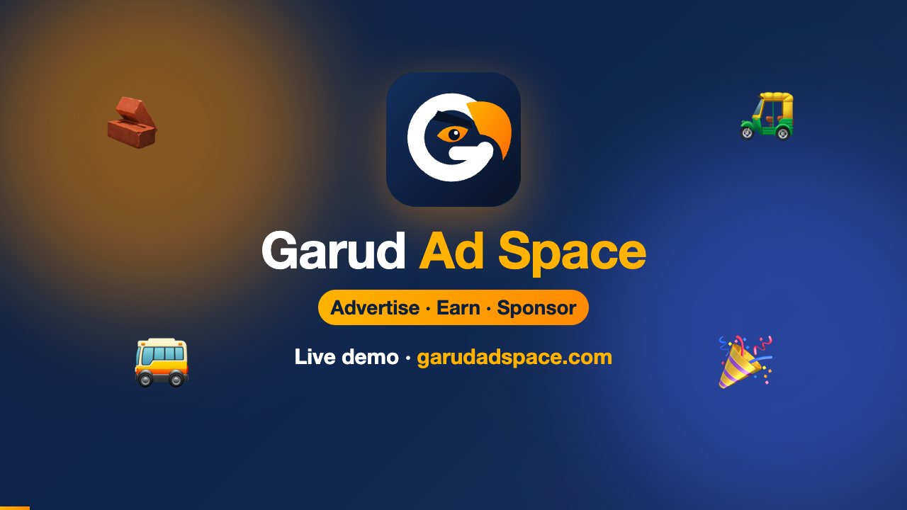 How to use Garud Ad Space